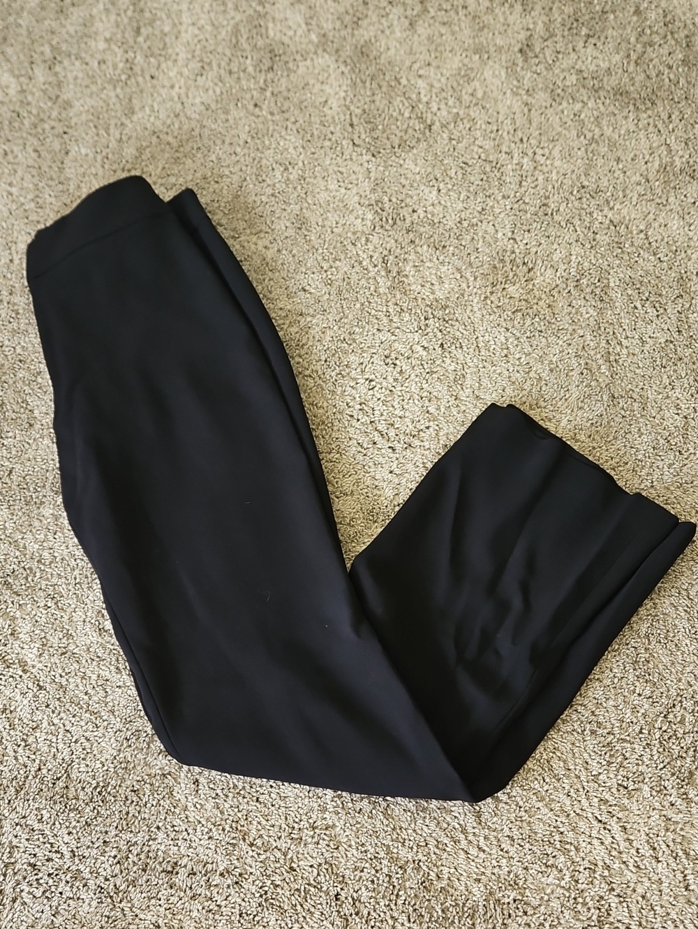Giorgio Armani Black High Rise Wide-Leg Pants 42